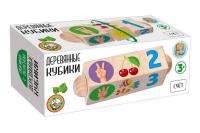 Кубики деревянные на оси Десятое Королевство *Счет* (3 кубика) - 02960ДК