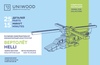 Конструктор деревянный UNIWOOD UNIT Heli - 3011630116