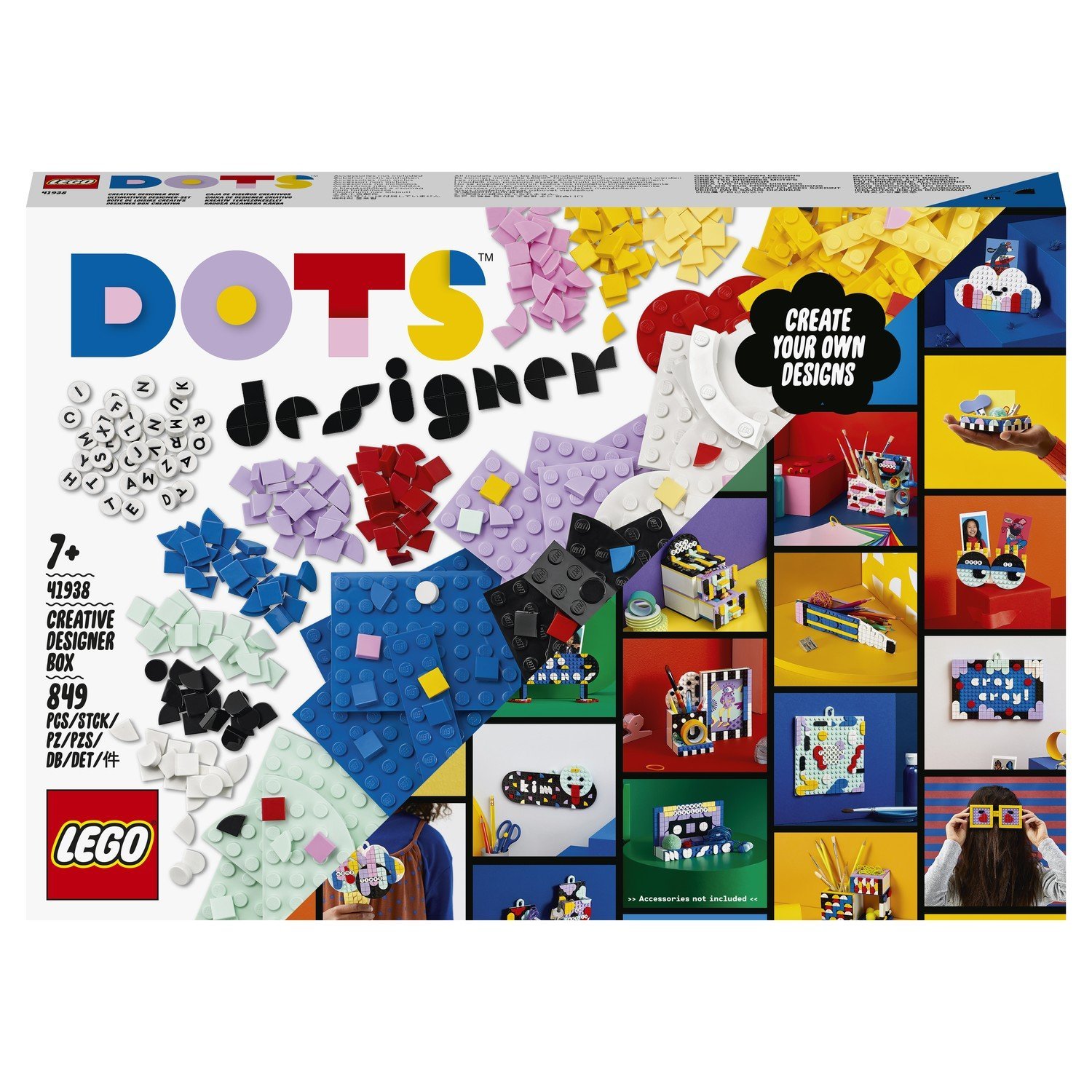 Конструктор LEGO DOTs Творческий набор для дизайнера - 41938