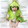 Кукла Aori Reborn Baby Doll Green dinosaur, 56 см