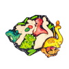 Пазл Woodlandtoys Динозавры, 7 элементов - 137101