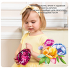 Сумочка-брелок Bondibon *ФЛАМИНГО* с пайетками 10х8 см - ВВ4917