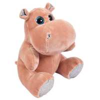 Мягкая игрушка ABtoys Бегемотик розовый, 15 см - M5044