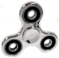 Игрушка-антистресс спиннер Fidget Spinner Хром Серебро - fs_hr_silver