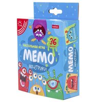 Настольная игра Hatber МЕМО Монстрики 36 карточек - 36ИнМ_26167