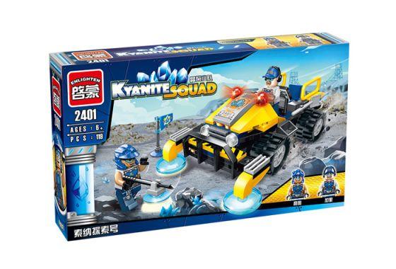 Конструктор ENLIGHTEN BRICK Добытчики Кианита Разведывательная машина, 119 деталей - C2401
