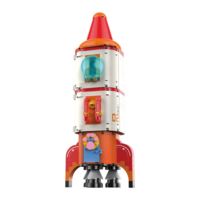 Конструктор RTOY 3D из миниблоков Аниме Космонавт Ракета, детализация, 548 элементов - JK9110