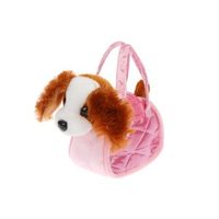 Интерактивная мягкая игрушка Собачка в сумочке - JB500024
