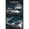 Радиоуправляемый конструктор Double E Cada Technics гоночный автомобиль Mercedes-AMG ONE, 4WD, 3295 элементов - C61503W