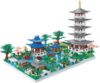 Конструктор RTOY 3D из миниблоков Большой Восточный сад на озере, 5186 элементов - YZ098