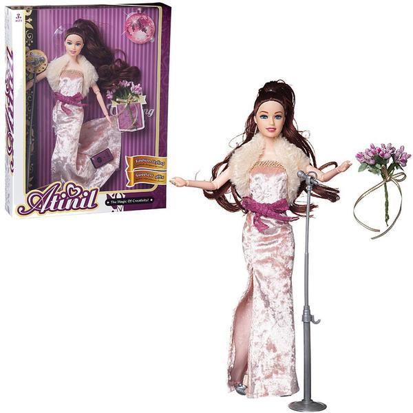 Кукла Junfa *Atinil. Виновница торжества* в длинном, бархатном платье, 28см - WJ-21570