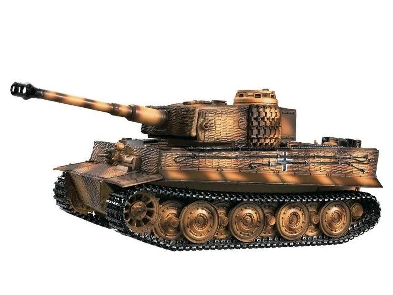 Радиоуправляемый танк Taigen Tiger 1 (Германия, поздняя версия) откат ствола (для ИК боя) V3 2.4G RTR масштаб 1:16 - TGIF3818-D1 3.0
