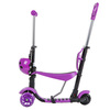 Самокат-кикборд Novatrack Disco-kids (фиолетовый) - 120SB.DISCOKIDS.VL9