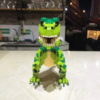Конструктор Balody 3D из миниблоков Динозавр Тираннозавр Рекс зеленый, 1457 элементов - BA16089