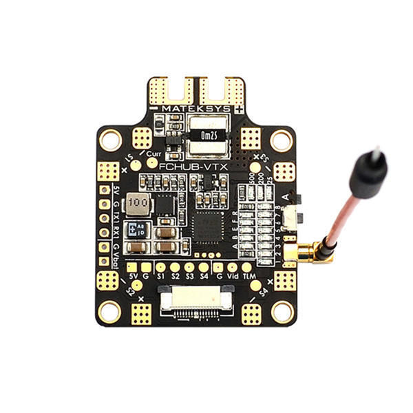 Плата MATEKSYS FCHUB-VTX с видеопередатчиком 5.8Ghz - MS-FCHUB-VTX