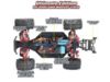 Уценка. Радиоуправляемый монстр Remo Hobby Dinosaurs Master 5 4WD RTR масштаб 1:8 2.4G - RH8036NEW-BLUE_sale1