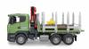 Лесовоз Bruder Scania с портативным краном и брёвнами - 03-524