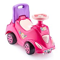 Машина-каталка GUCLU Cool Riders Принцесса, с клаксоном - 4263_Pink