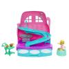 Игровой набор с куклой 1TOY из серии Cuppatinis, 10 см. с трансформирующейся юбочкой и танцполом - Т10611