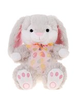 Мягкая игрушка Fluffy Family Зайка Лапкин сер. 26 см - 682132