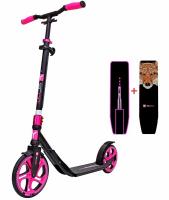 Самокат Y-SCOO RT 250 One*One 2 дизайна pink - 6387