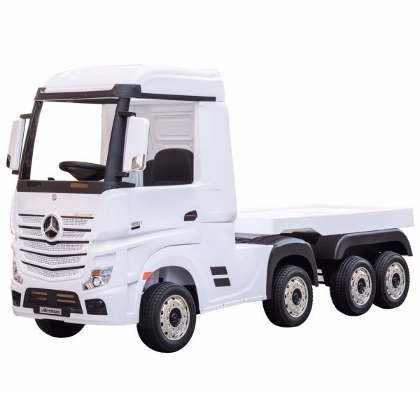 Электромобиль фура Mercedes-Benz Actros 4WD 12V с прицепом