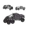 Радиоуправляемый краулер HobbyPlus Micro CR18 Conqueror 6X6 (Gray) 4WD RTR масштаб 1:18 2.4G - HP-1810167-GR