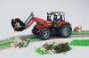 Трактор Bruder Massey Ferguson 7480 с погрузчиком - 02-042