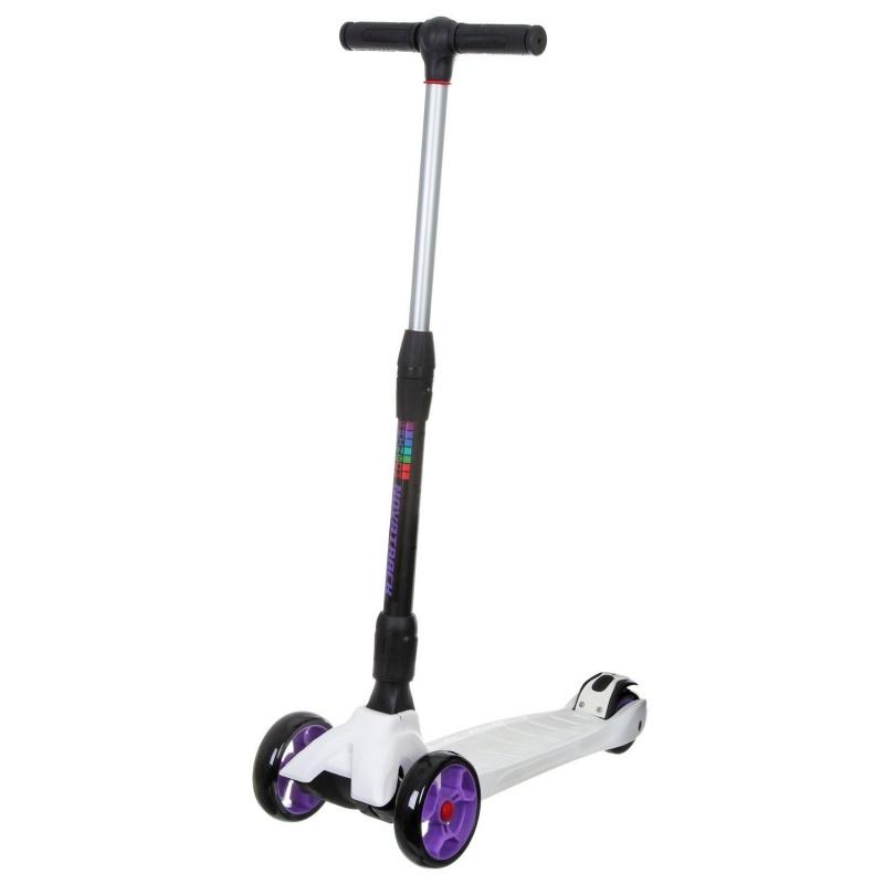 Самокат-кикборд Novatrack RainBow подростковый, складной - 120RAINBOW.WT6