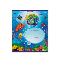Тетрадь ученическая Мир из пластилина, 18 л, линейка - 46575ЕК