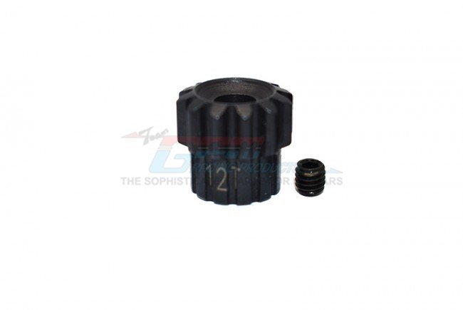 Мотор-редуктор AXIAL SCX6 JEEP JLU WRANGLER 4WD High Carbon Steel Motor Gear 12T - 2pc set - GPM SCX6012TS  [SCX6012TS] - SCX6012TS-BK