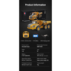 Радиоуправляемый карьерный самосвал Double Eagle Volvo A40G RTR масштаб 1:20 2.4G - E591-003