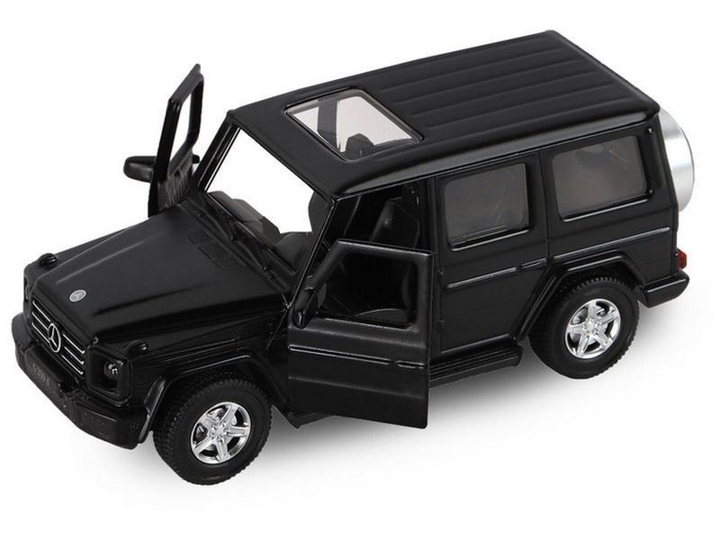 Машина Автопанорама Mercedes-Benz G350d, черный, масштаб 1:42, инерция - JB1200181