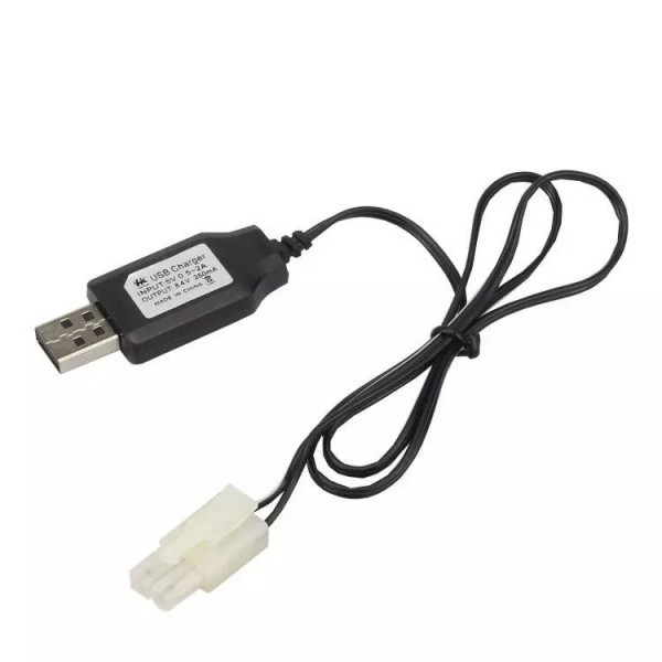 Зарядное устройство RongRun USB 8.4v 250mah разъем Tamiya - USB-84-250-TAMIYA