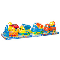 Паровозик с машинками на магнитах Shenzhen Toys, 19052A - Б93996
