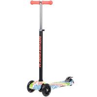 Самокат-кикборд Novatrack Rainbow Start Graffiti - 120RAINBOW.WPN8