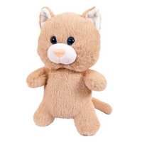 Мягкая игрушка ABtoys Флэтси Кот бежевый, 24 см - M5050