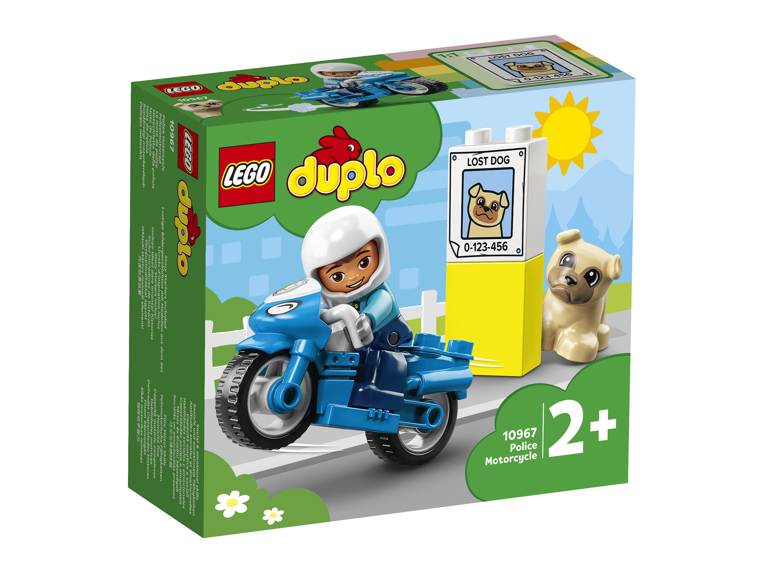 Конструктор LEGO DUPLO Town Полицейский мотоцикл - 10967-L