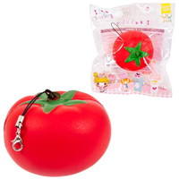 Игрушка-антистресс Junfa Toys Мялка-сквиши Томат, 4.5 см - SQ-82