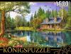 Пазл Konigspuzzle Доминик Дэвисон Домик у озера 1500 элементов - МГК1500-8491