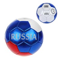 Мяч футбольный X-Match, 1 слой PVC, металлик - 56489