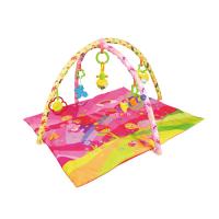 Коврик Zhorya *Розовый мир*, квадратный, мягкие дуги, подвески, звук - JB1700033