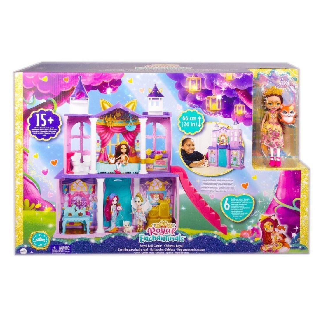 Игровой набор с куклой Enchantimals Бал в королевском замке - GYJ17