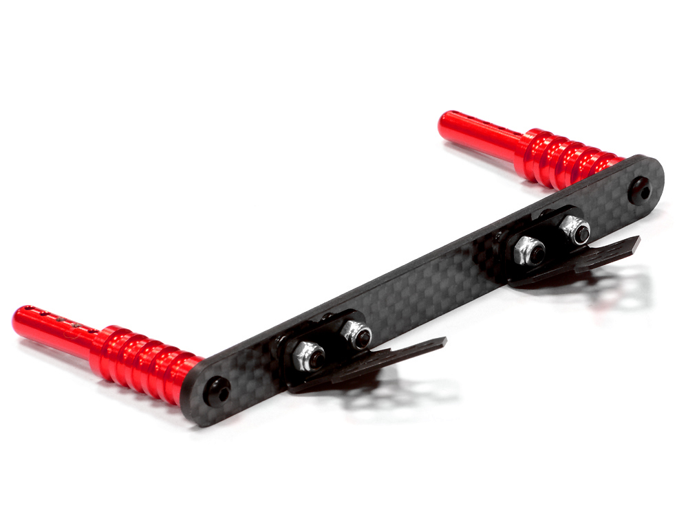 Стойки крепления корпуса передние (крас) 1|10 Traxxas Slash 2WD - T8666RED