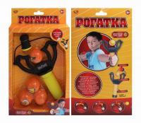 Рогатка, с 4 шариками - S-00064