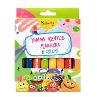 Набор толстых ароматизированных фломастеров KiddieArt, 8 штук - 7111