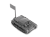 Сборная модель Zvezda Немецкое штурмовое орудие Stug-III Ausf.B, масштаб 1:100 - ZV-6155