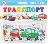 Настольная игра магнитная MAG-RUS Транспорт, 20 элементов - NF1011