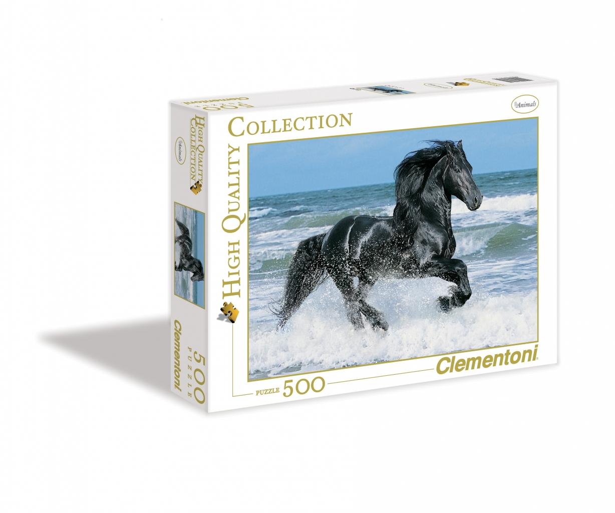 Пазл Clementoni Вороной конь в море 500 элементов - 30175