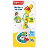 Гитара веселая Азбукварик Желтая - 4680019284217